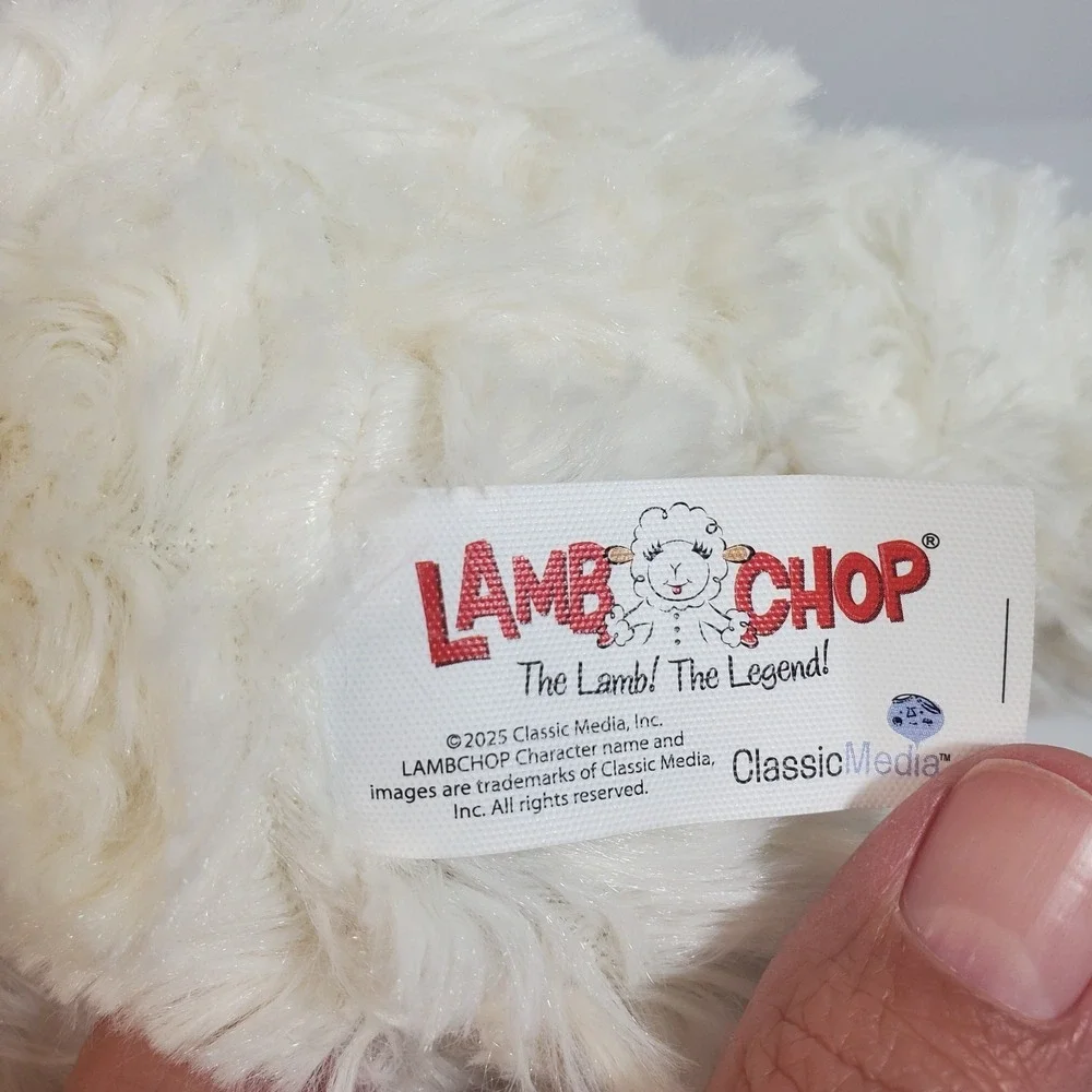 Multipet Lamb Chop‎ Halloween Squeaker Plush Dog Toy Witch Red Hat NEW
